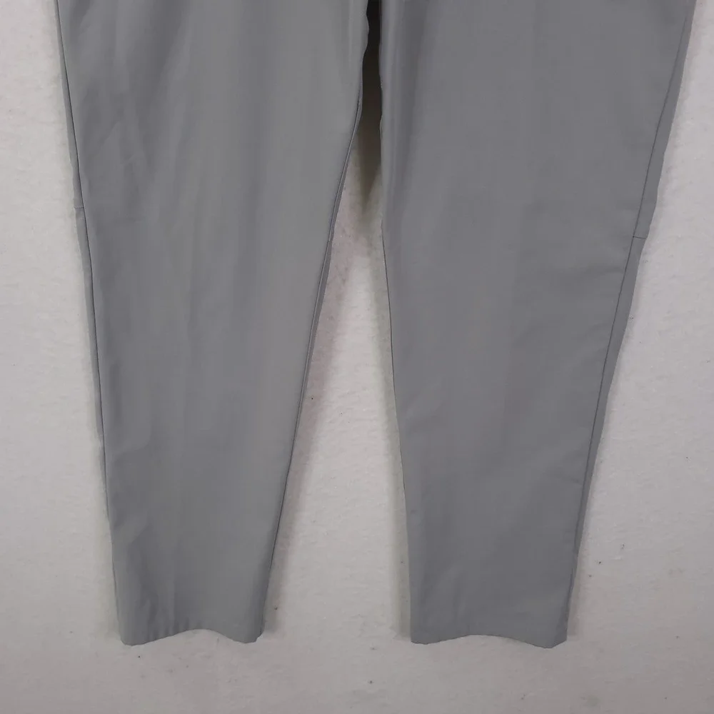 Lululemon ABC Pant Slim Mens 36x28 Grey Warpstreme Technical Golf Commuter